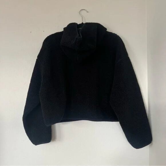 Uniqlo Black Fleece Hooded Half Zip Jacket - Picture 3 of 6